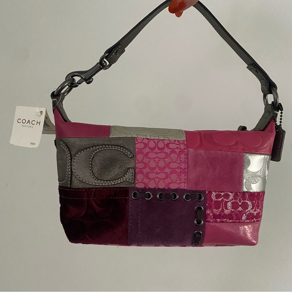 NWT Vintage Coach Patchwork Bag limited edition!